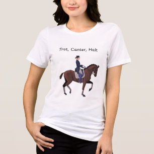 Paardrijder Tri-Blend Shirt