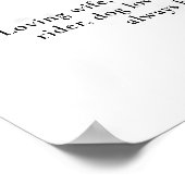 Paardrijder viering van het leven foto rouwdienst poster (Hoek)