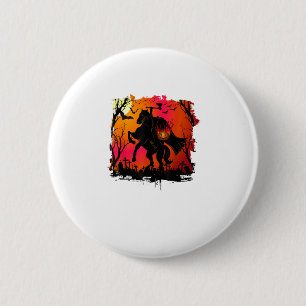 Paardrijder Zonder Hoofd T-shirt Stadslegende Hall Ronde Button 5,7 Cm