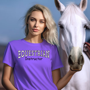 Paardrijinstructeur paardrijden T-shirt