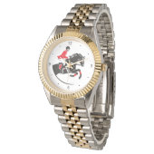 paardrijkskundig show horloge (Gekanteld)