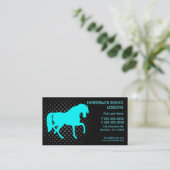 Paardrijlessen aangepaste visitekaartjes (Staand voorkant)