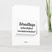 Paard's achterkant voor afscheid kaart (Achterkant)