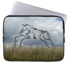 Paardse laptophoes laptop sleeve