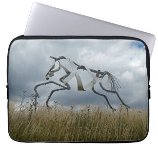 Paardse laptophoes laptop sleeve