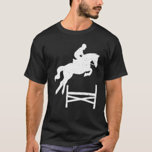 Paardse Show Jump Front Equestrian Showspring Comp T-shirt