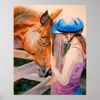 Paardse training The Love of Horses Canvass Print