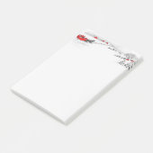  Paardslee Ride Kerstlijst Vakantie Post-it® Notes (Schuin)