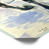 Paardteam in sneeuw poster (Hoek)