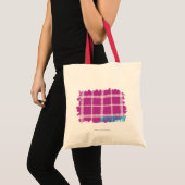 Paars 4 tote bag (Voorkant (product))