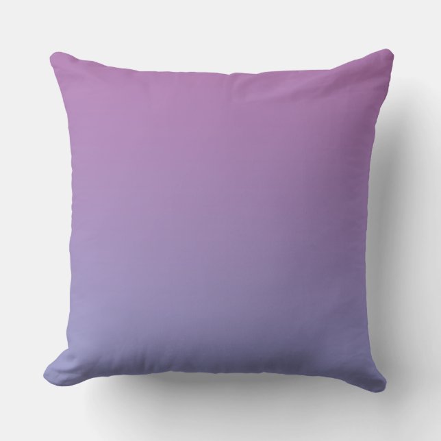 Paars aan Violet Ombre Kussen (Voorkant)