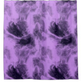 Paars abstract douchegordijn (Voorkant)
