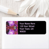 paars abstract etiket (Insitu)