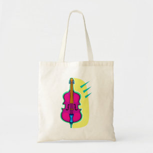Paars Abstract grafisch Afbeelding Tote Bag