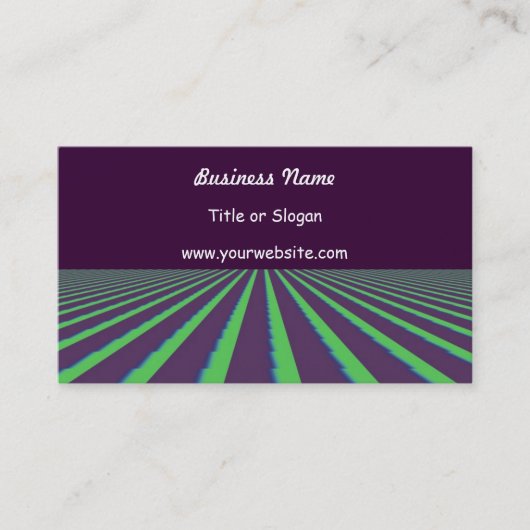 Paars Abstract modern design Visitekaartje (Voorkant)