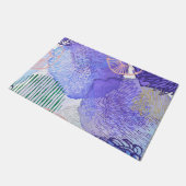 Paars abstract ontwerp deurmat (Schuin)