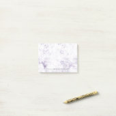 Paars Abstract Post-it® Notes (Op bureau)
