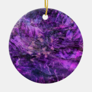 Paars Abstract Sterrenstelsel Ornament