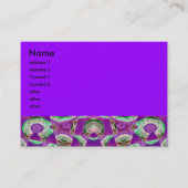 paars abstract visitekaartje (Voorkant)