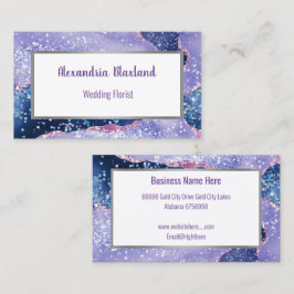 PAARS ABSTRACT WITTE VISITEKAARTJE