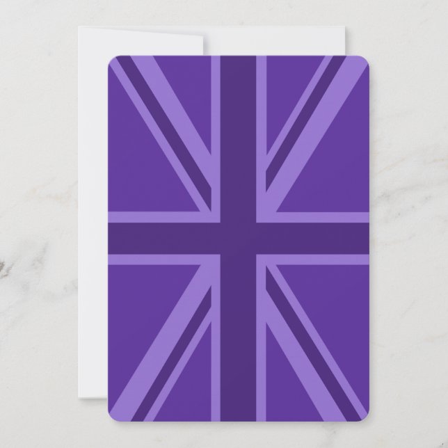 Paars Accent Union Jack Decor (Voorkant)