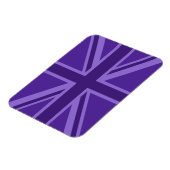 Paars Accent Union Jack Decor Magneet (Linkerzijde)