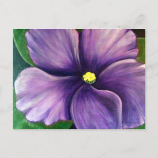 Paars Afrikaans Violet Briefkaart