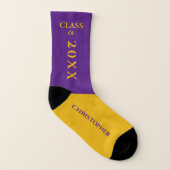 Paars Afstuderen Sokken (Rechts - buiten)