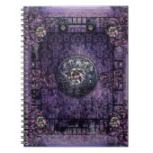  Paars Ancient Tome Medieval Magic Book Notitieboek (Voorkant)
