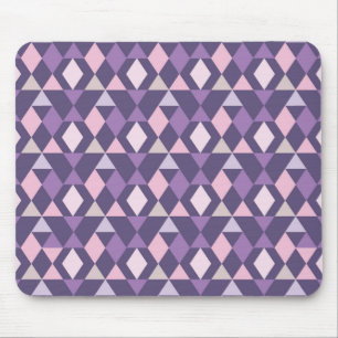 Paars Arabisch geometrisch patroon Muismat