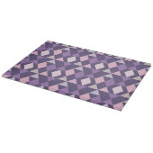 Paars Arabisch geometrisch patroon Snijplank (Hoek)