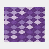 Paars arsenaal fleece deken (Voorkant (Horizontaal))