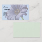 Paars Asterventiel Visitekaartje (Voorkant / Achterkant)