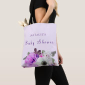  Paars Baby shower Canvas tas (Dichtbij)