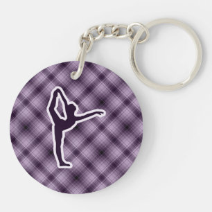 Paars Ballet Sleutelhanger