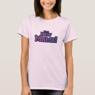 Paars ben ik een New Mama Tshirts en Gifts