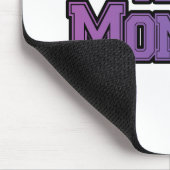 Paars ben ik een New Momma Tshirts en Gifts Muismat (Hoek)