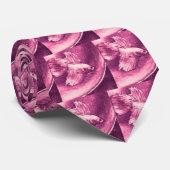 Paars Betta Stropdas (Opgerold)