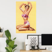 Paars Bikini Poster (Thuiskantoor)