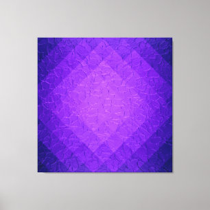 Paars blauw diamant naadloos patroon canvas afdruk