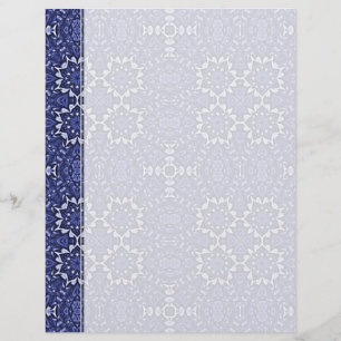 Paars blauw Kaleidoscooppatroon - Aangepast