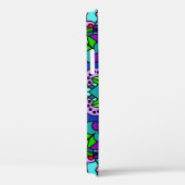 Paars, blauw Mandala Abstract design Case-Mate iPhone Case (Achterkant / Rechts)