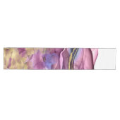 Paars blauwe goudinkt abstract medium tafelloper (Horizontaal)
