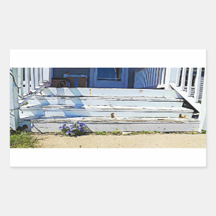 Paars bloemen  Storten van het Oude Huis Stickers