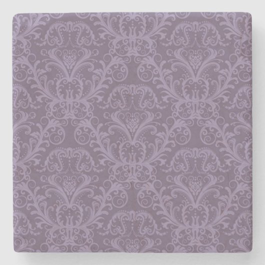 Paars bloemkool 2 stenen onderzetter (Voorkant)