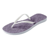 Paars bloemkool 2 teenslippers (Schuin)