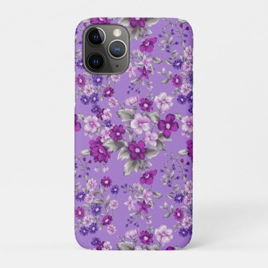 Paars bloesem Case-Mate iPhone case (Achterkant)