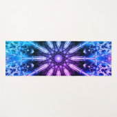 Paars Blue Mandala Yogamat (Voorkant (horizontaal))