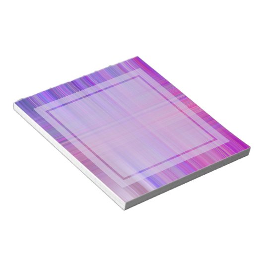 Paars Bokeh Play Notitieblok (Schuin)