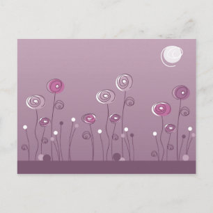 Paars Briefkaart